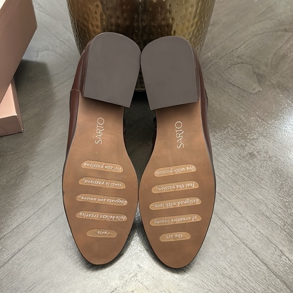 FRANCO SARTO NEMI WOMENS LEATHER BOOTIES ANKLE BOOTS - Picture 3 of 11